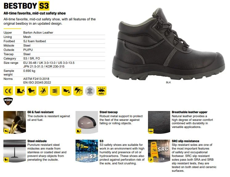 Giày Bảo Hộ Safety Jogger Bestboy