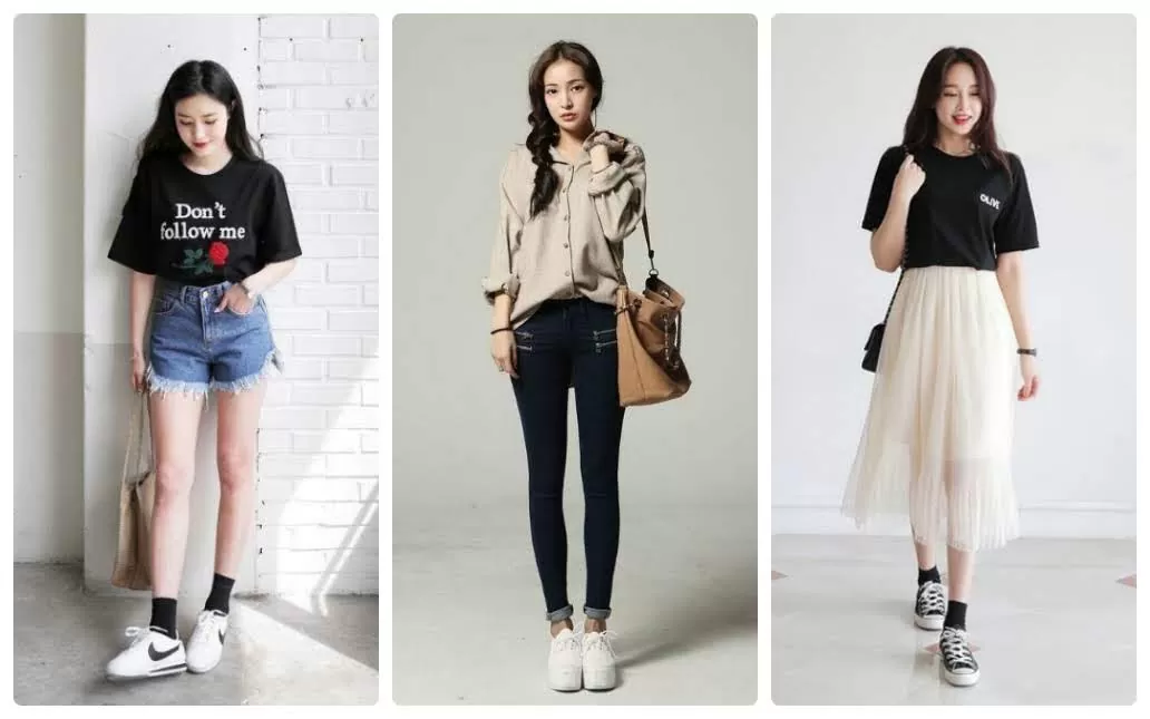 phối đồ với giày dép